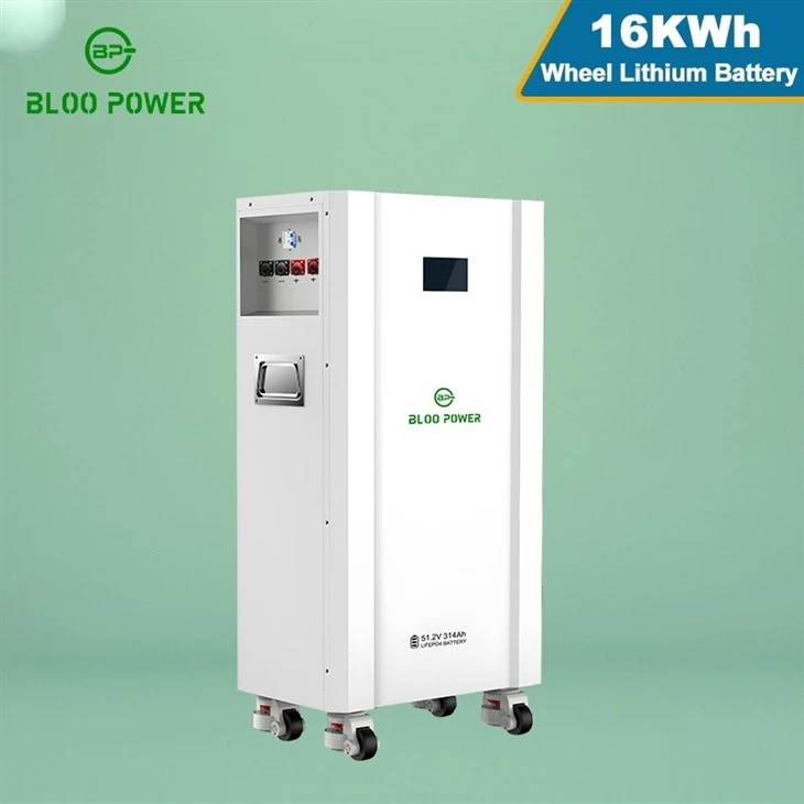 16KWH وہیل - ٹائپ لیتیم بیٹری 51.2V 314AH BMS توانائی