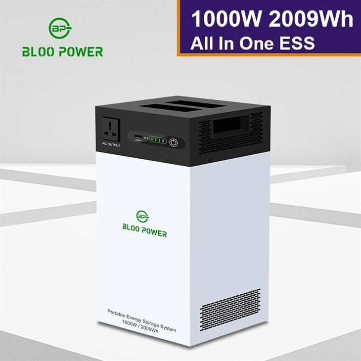 Portable Inverter Storage Energy Integrated Machine For Home 2KWh 1KW